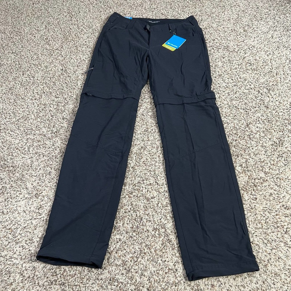 Columbia Arrowhead Trail Stretch Convertible Pants Womans 10 long Hiking NWT